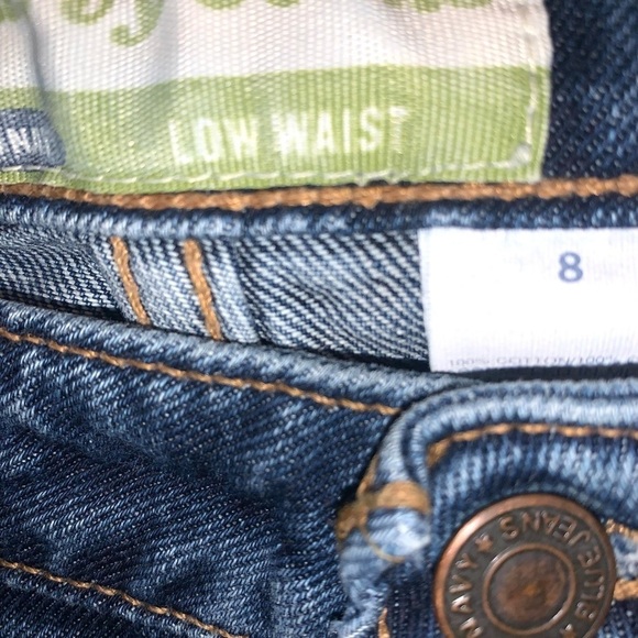 Vintage Curvy Low Waist Old Navy Jeans bootcut women’s size 8 deadstock - Picture 4 of 9